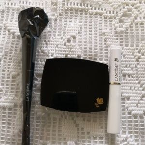 Lancome 3pc set blush/brush/mascara base